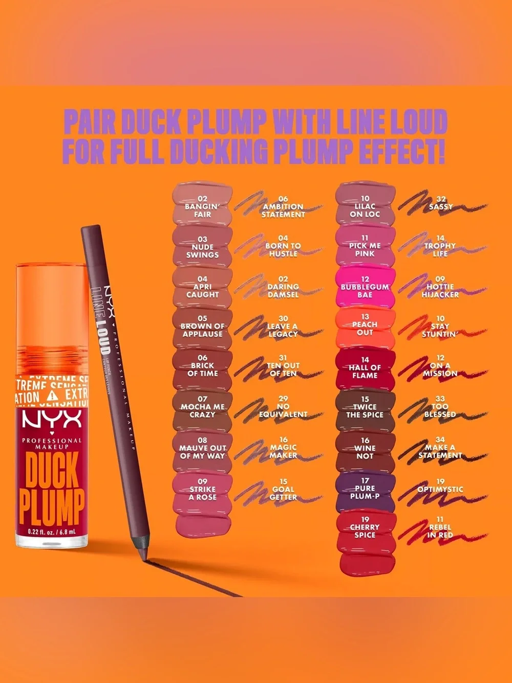 NYX Duck Plump High Pigment Lip Plumping Gloss - Cherry Spice, NEW